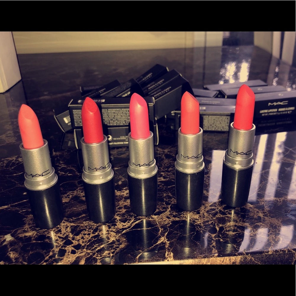 Mac matte lipsticks 5 diff colors